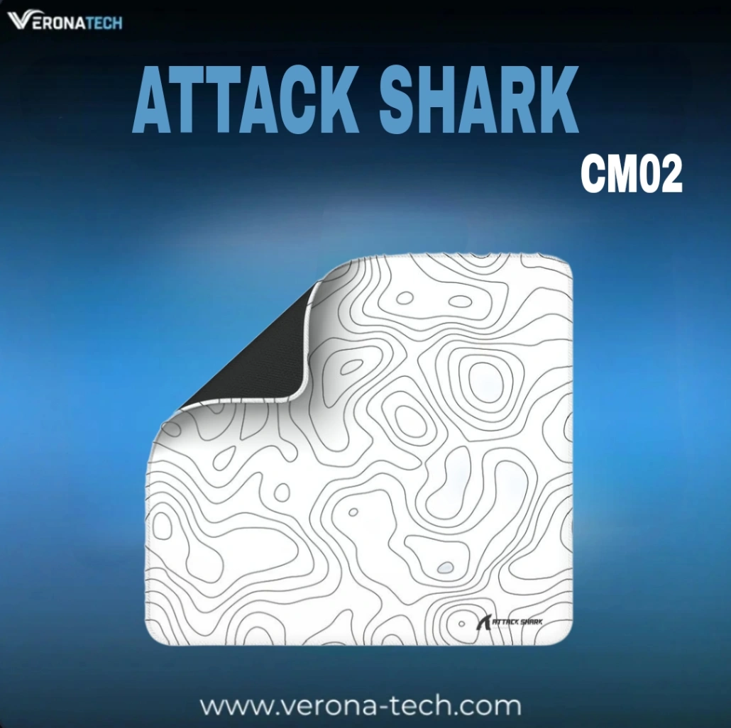 ATTACK SHARK MOUSE PAD CM02 WHITE