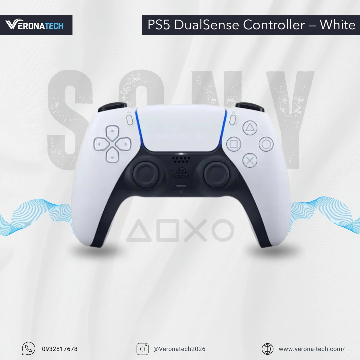 PS5 DualSense Controller — White