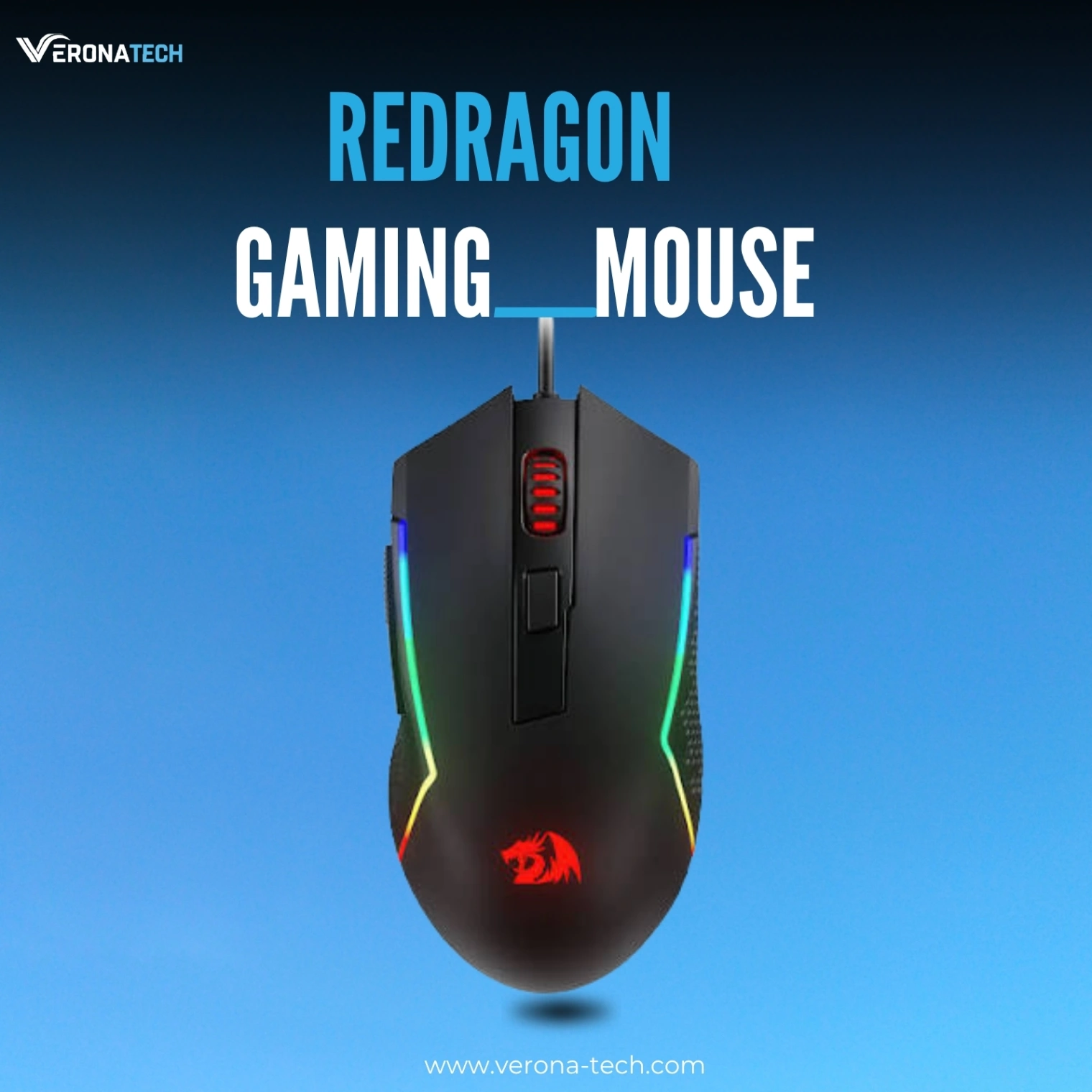 Redragon M616 Trident RGB Wired Gaming Mouse