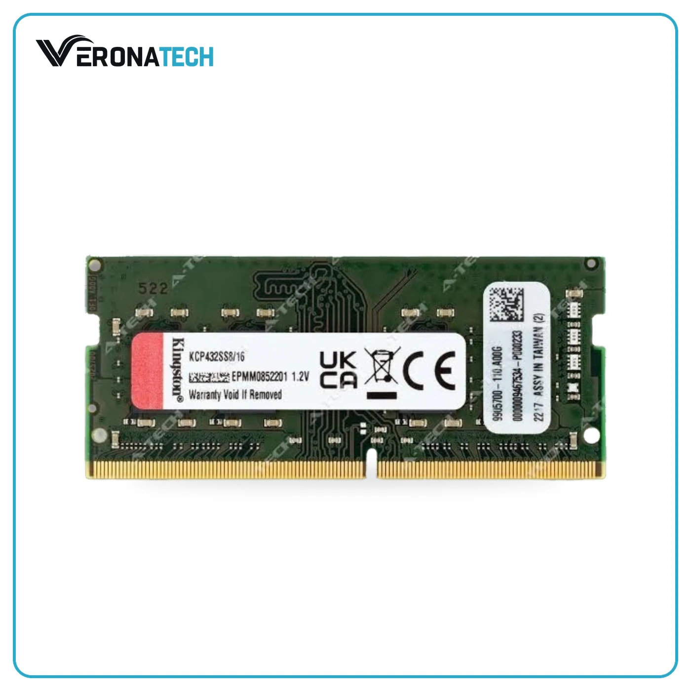 Kingston 16GB DDR4 3200MHz Laptop RAM (SO-DIMM)