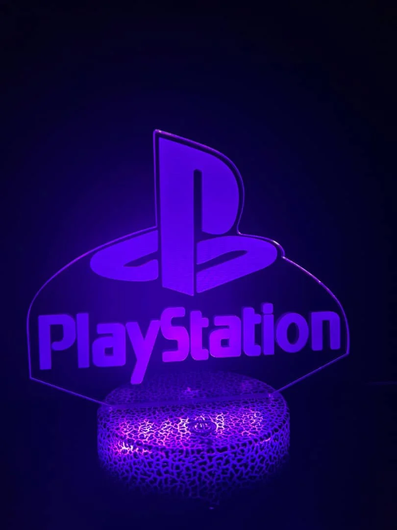 ليد لامب 3D أكريليك — شعار PlayStation