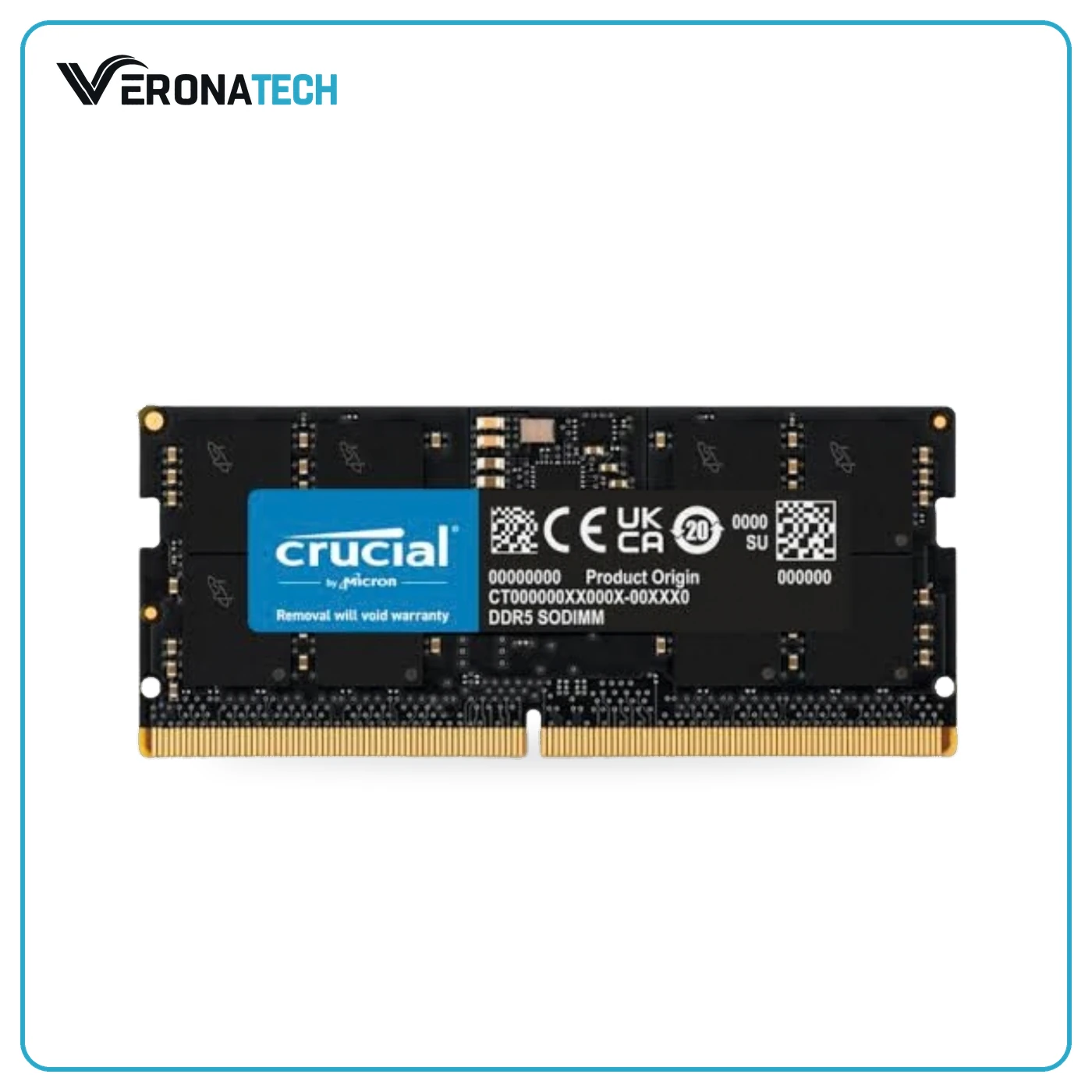 Crucial 16GB DDR5 5600MHz Laptop RAM (SO-DIMM)