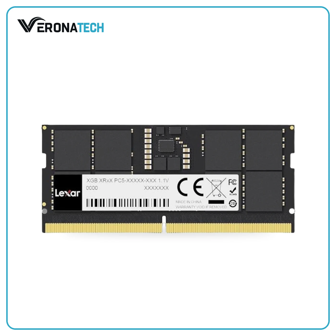 Lexar 16GB DDR5 5600MHz Laptop RAM (SO-DIMM)